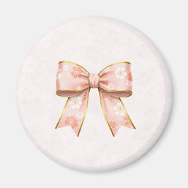Pink Sakura Ribbon – Japanese-Inspired マグネット