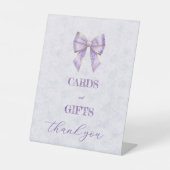 Pink Sakura Ribbon – Japanese-Inspired 台座サイン (正面)