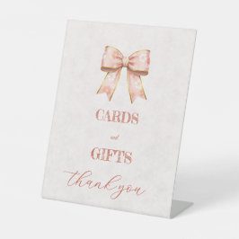 Pink Sakura Ribbon – Japanese-Inspired 台座サイン