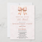 Pink Sakura Ribbon – Japanese-Inspired  招待状 (正面)