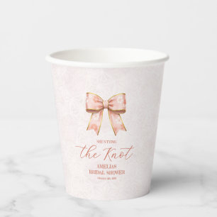 Pink Sakura Ribbon – Japanese-Inspired 紙コップ