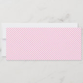 Pink Santa Cheque Gift Voucher Card 招待状 (裏面)