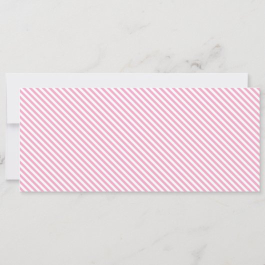 Pink Santa Cheque Gift Voucher Card 招待状 (裏面)