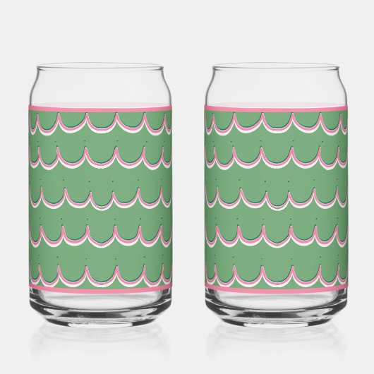 Pink Scallop Soda Glass ガラス缶 (裏面)