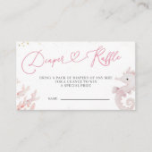 Pink Sea Diaper Raffle Card エンクロージャーカード (正面)