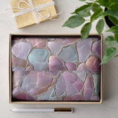 Pink Sea Glass Pattern Decoupage 薄葉紙 (ギフト)