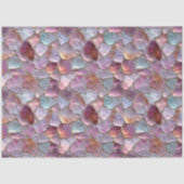 Pink Sea Glass Pattern Decoupage 薄葉紙 (正面)
