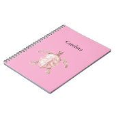 Pink Sea Turtle ノートブック (左側)