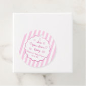 Pink Sea You Soon Baby Coastal Baby Shower フェイバータグ (インサイチュ)
