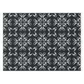 Pink seamless pattern on dark background テーブルクロス (正面(横))