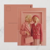 Pink Secrets and Surprised Style ポストカード (正面/裏面)