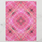 Pink Serene Garden Scrapbook Paper 2-Sided Page (正面)