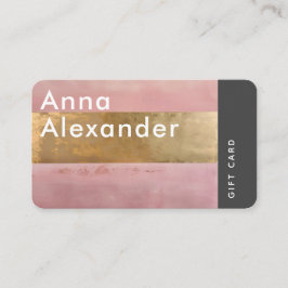 Pink Serenity Design 2 Gift Card 名刺