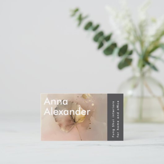 Pink Serenity Design 3 名刺 (スタンド正面)