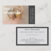 Pink Serenity Design 3 名刺 (正面/裏面)
