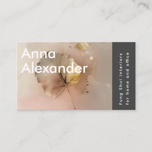 Pink Serenity Design 3 名刺 (正面)