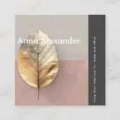 Pink Serenity Design 4 スクエア名刺 (正面)