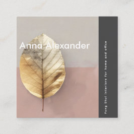 Pink Serenity Design 4 スクエア名刺