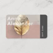 Pink Serenity Design 4 Gift Card 名刺 (正面)