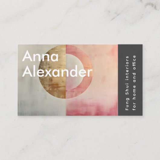 Pink Serenity Design 7 名刺 (正面)