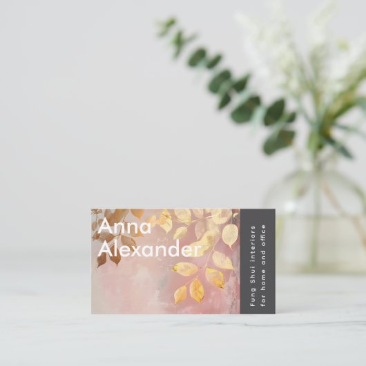 Pink Serenity Design 9 名刺 (スタンド正面)
