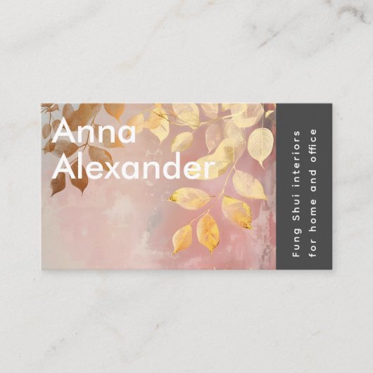 Pink Serenity Design 9 名刺 (正面)