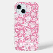 Pink Shells Personalized Case-Mate iPhoneケース (裏面)