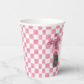 Pink She's Ready to Pop Baby Shower 紙コップ (右)