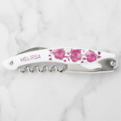 Pink Shiny Metallic Flower  ソムリエナイフ (裏面)