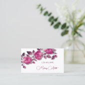 Pink Shiny Metallic Flower  名刺 (スタンド正面)