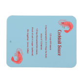 Pink Shrimp Cocktail Sauce Recipe Flexible Magnet マグネット (横)