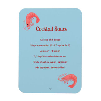 Pink Shrimp Cocktail Sauce Recipe Flexible Magnet マグネット