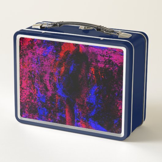 Pink Silence - Abstract Metal Bento メタルランチボックス (裏面)