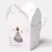 Pink silver princess gown Fairytale birthday party フェイバーボックス (オープン)