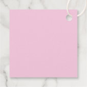 Pink Silver Rhinestone Glam Sweet 16 Birthday フェイバータグ (裏面)