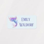 Pink Siren Kids' Name Clothing School Labels ラベル (デザイン2)