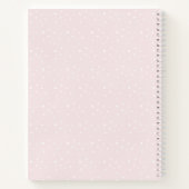 Pink Ski You Soon Boy Baby Shower Guest Book ノートブック (裏面)
