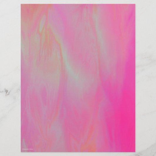 Pink Skies Scrapbook Paper 2-Sided Page (裏面)