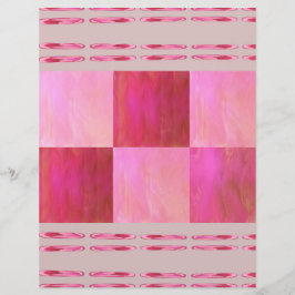 Pink Skies Tiles Bulk Scrapbook Paper Pages チラシ