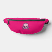 Pink Skull fuchsia fanny pack ファニーパック (レイダウン)