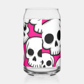 Pink Skull Pattern ガラス缶 (右)