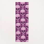 Pink Skull Pattern – Bold Repeating Design ヨガマット (正面)