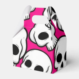 Pink Skull Pattern Favor Box フェイバーボックス