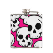 Pink Skull Pattern Flask フラスク (裏面)