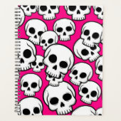 Pink Skull Pattern Planner プランナー手帳 (正面)