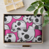 Pink Skull Pattern Tissue Paper 薄葉紙 (ギフト)
