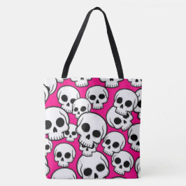Pink Skull Pattern Tote Bag トートバッグ
