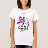 Pink Skull Squad Goals – Cute Girly Skeleton Tシャツ (正面)