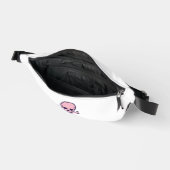 Pink Skull white fanny pack ファニーパック (見開き)