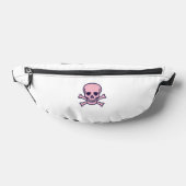 Pink Skull white fanny pack ファニーパック (レイダウン)
